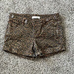 Leopard Print Shorts